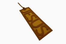 Load image into Gallery viewer, Jesus Bookmark - Faux Leather