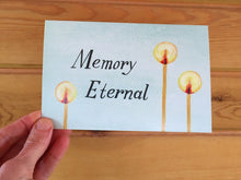 Load image into Gallery viewer, Memory Eternal Condolence Card