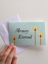 Load image into Gallery viewer, Memory Eternal Condolence Card