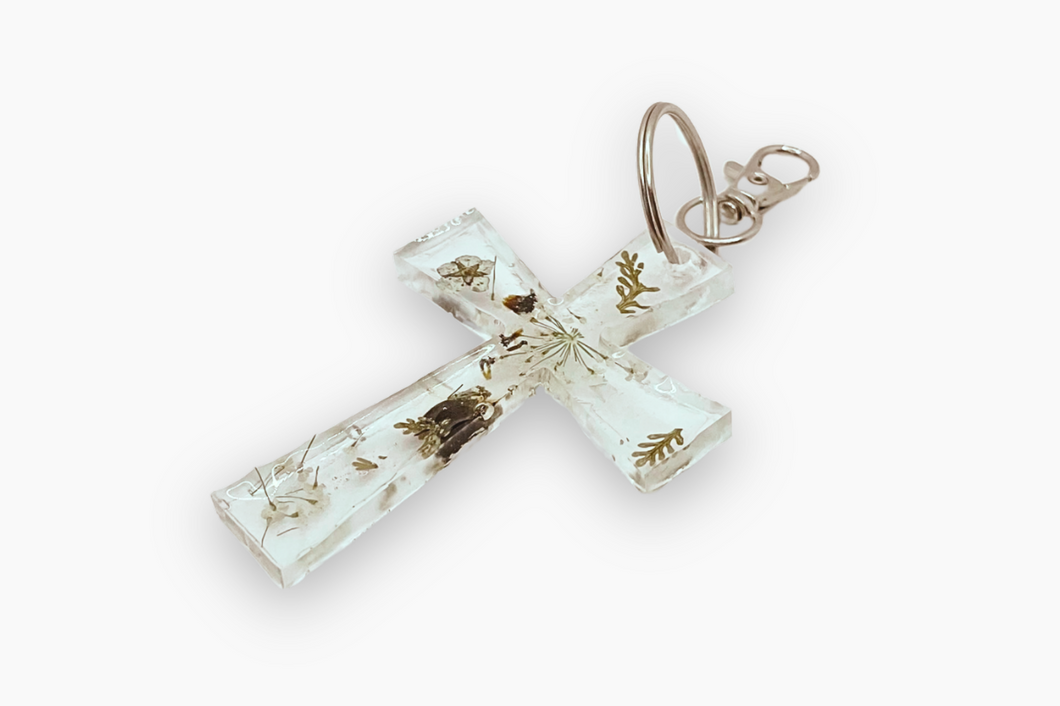 Large Cross Acrylic Keychain