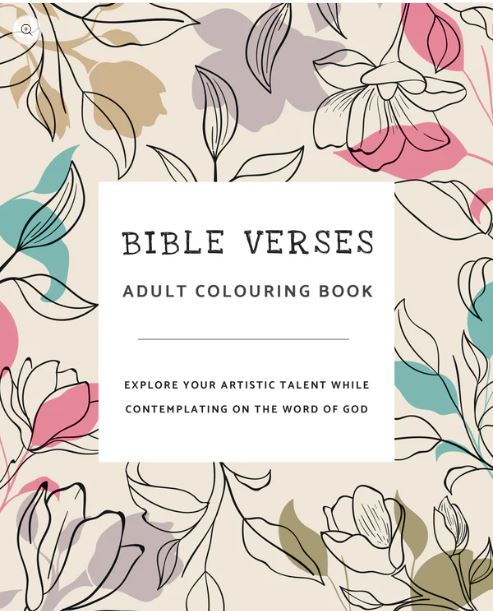 Bible Verses Adult Colouring Book