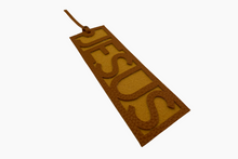 Load image into Gallery viewer, Jesus Bookmark - Faux Leather
