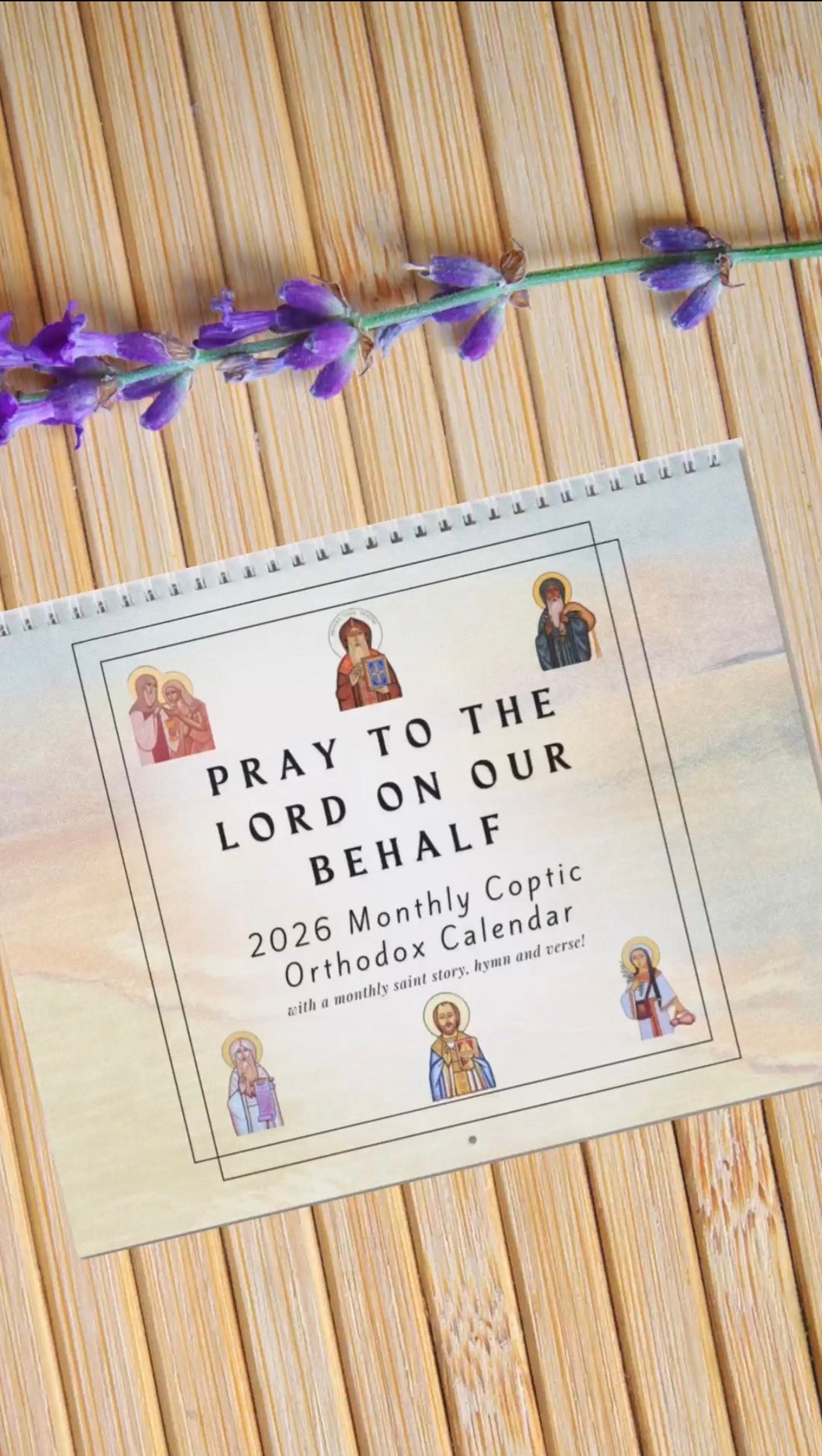 2026 Coptic Orthodox Calendar - PREORDER