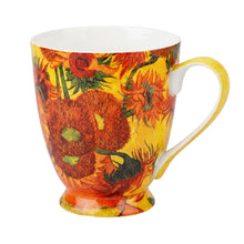 Load image into Gallery viewer, Van Gogh Sunflowers Mocha Mug
