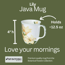 Load image into Gallery viewer, Botanical Flowers Lily Java Mug
