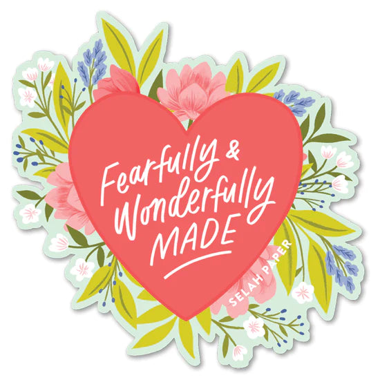 Fearfully and Wonderfully Made Sticker